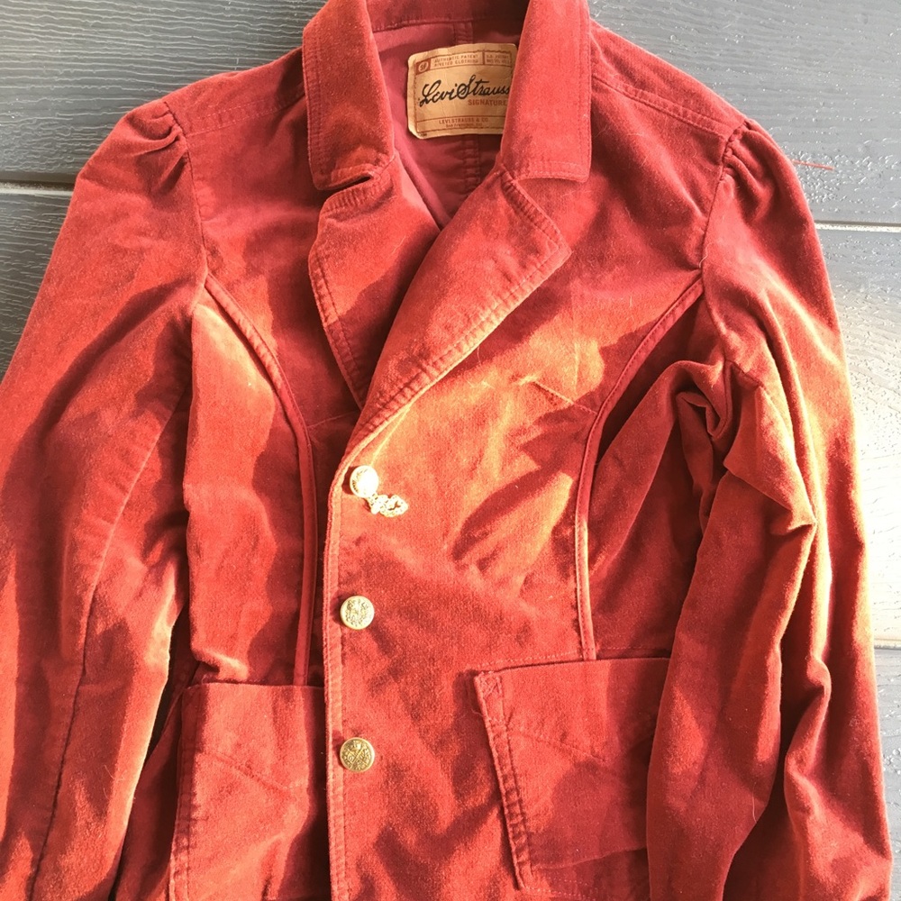 Levi’s velvet jacket